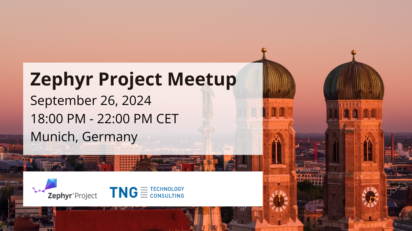 Zephyr project - Munich, Germany meetup