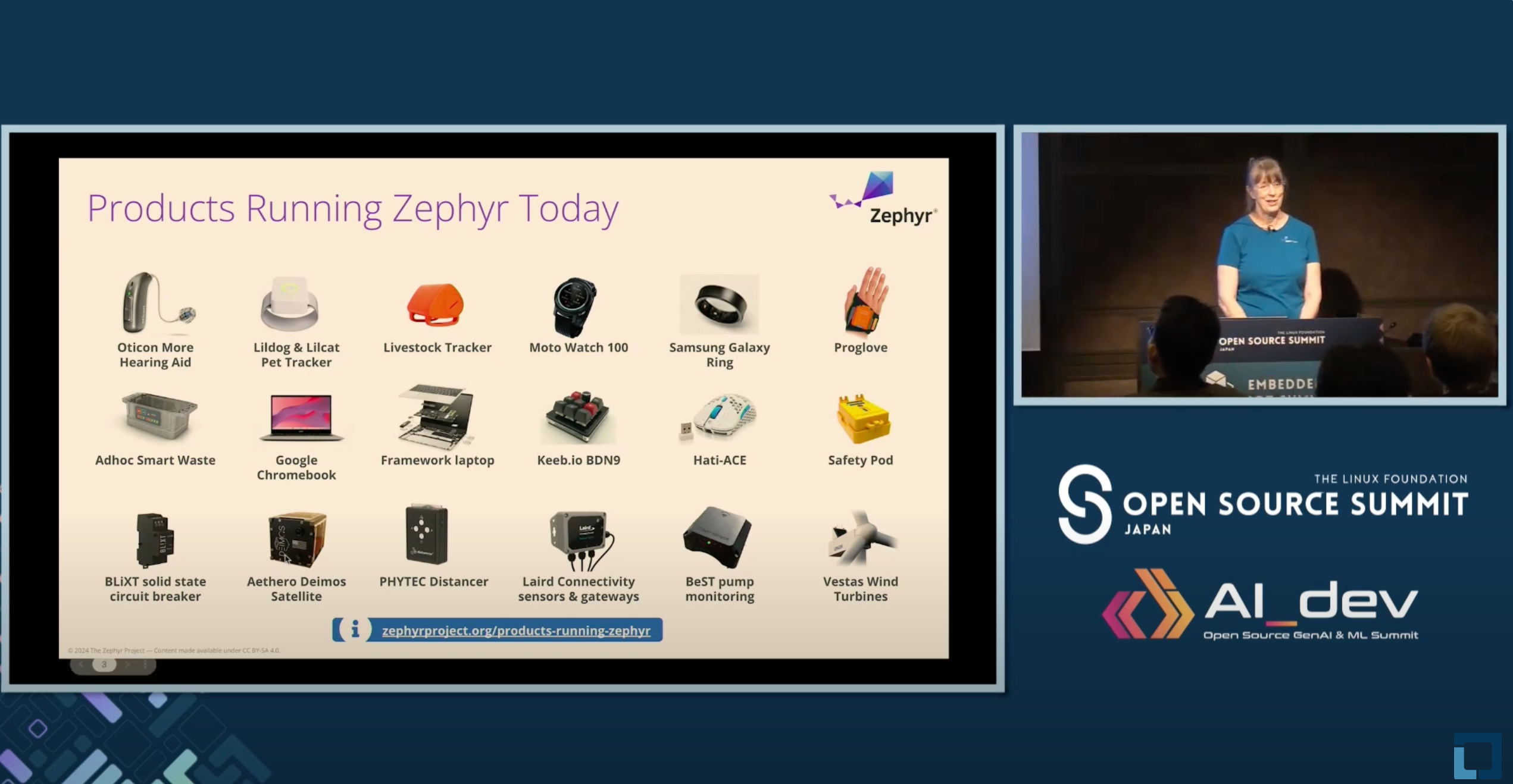 Open Source Summit, Tokyo Japan 2024: Lessons Learned on Following Security Best Practices in Zephyr - Kate Stewart, The Linux Foundation