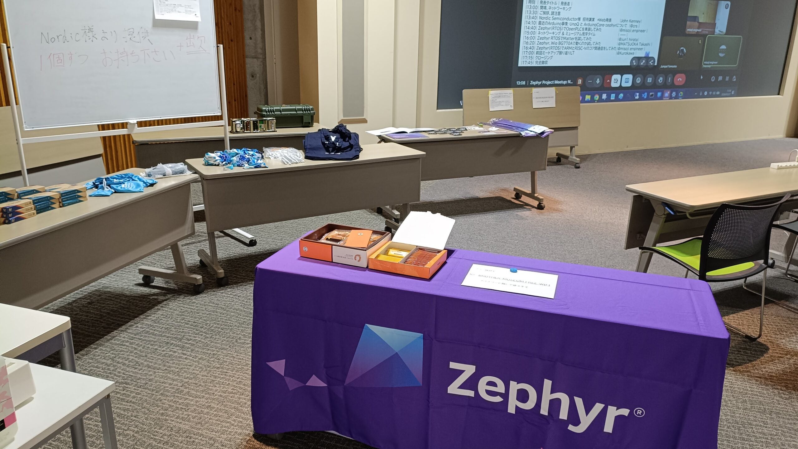 Picture: Zephyr Project Meetup; Nagoya, Japan was held at the Brother Museum Communication Hall.