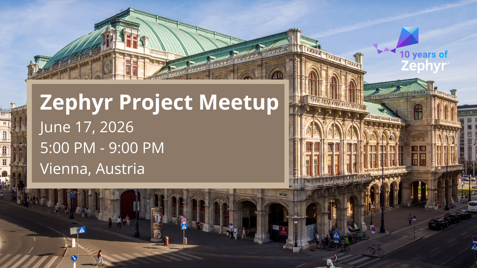 Zephyr project meetup - Vienna, Austria (June 17, 2026)