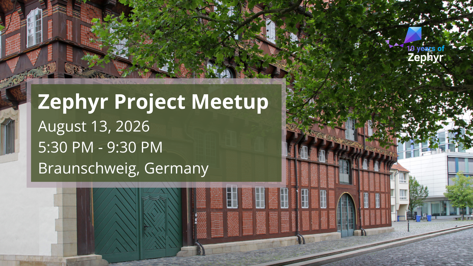 Zephyr project meetup - October 12, 2026 - Munich, Germany