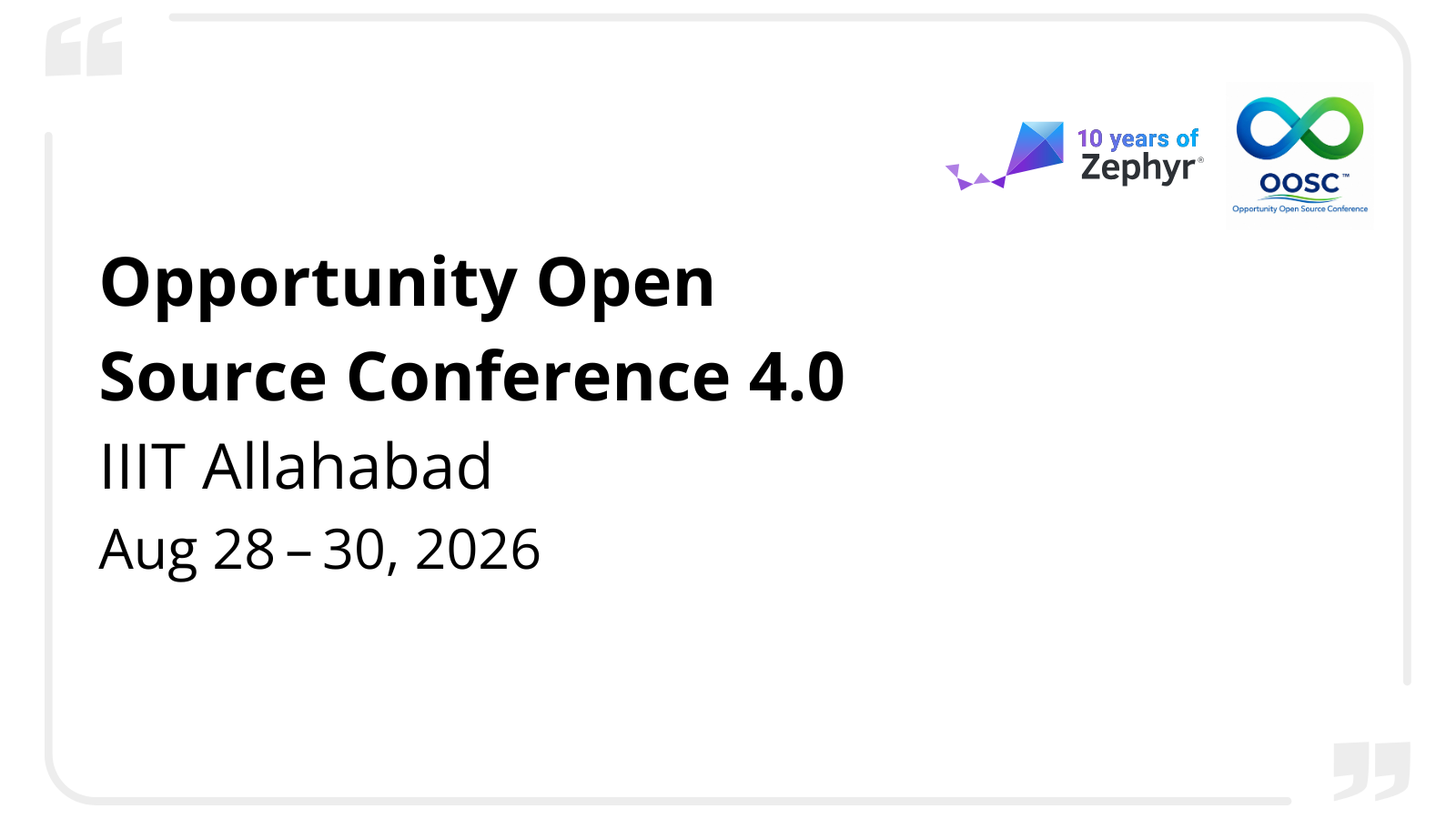 Opportunity Open Source Conference 4.0