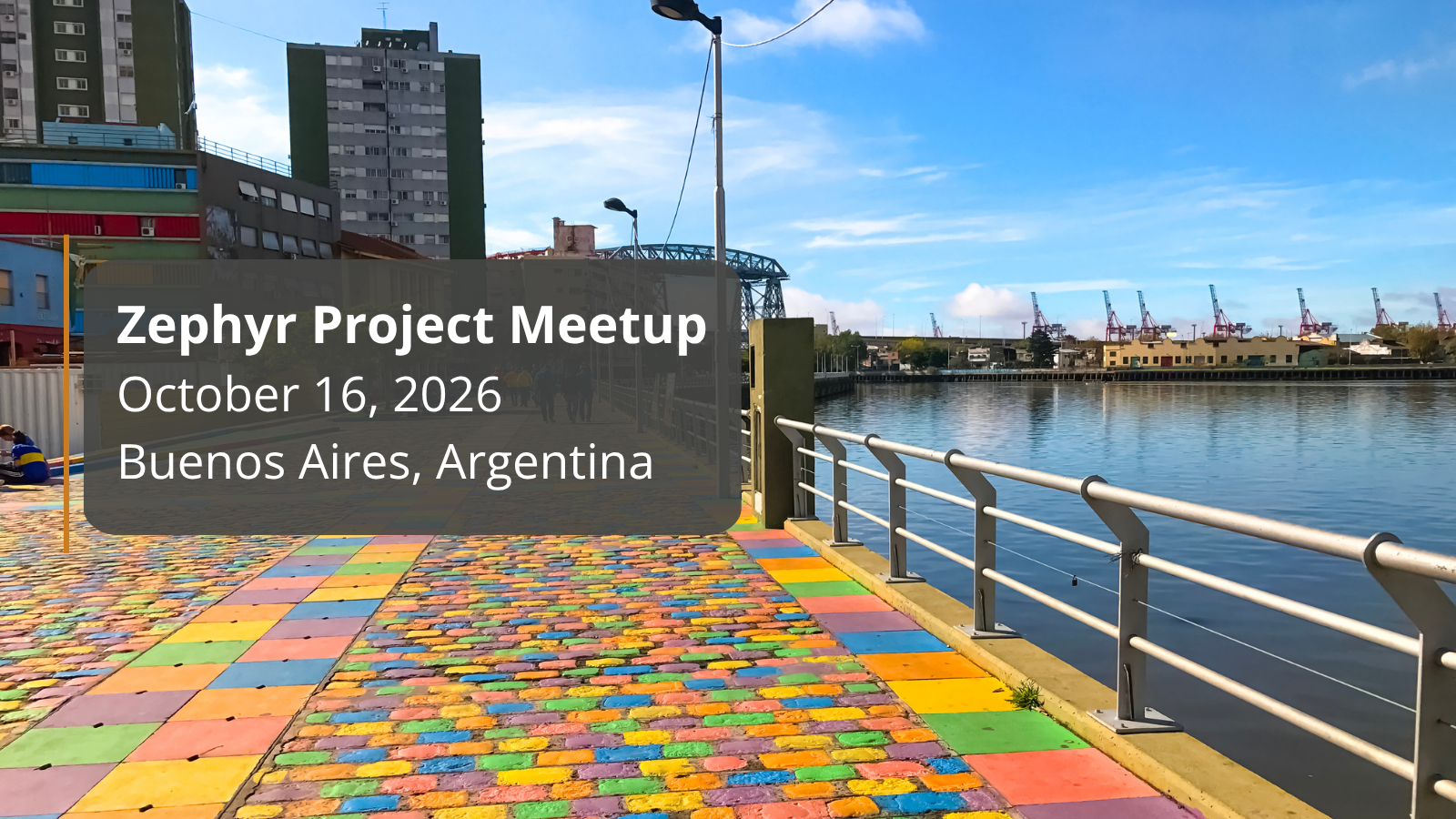 Zephyr Project Meetup (September 19, 2026) – Buenos Aires, Argentina
